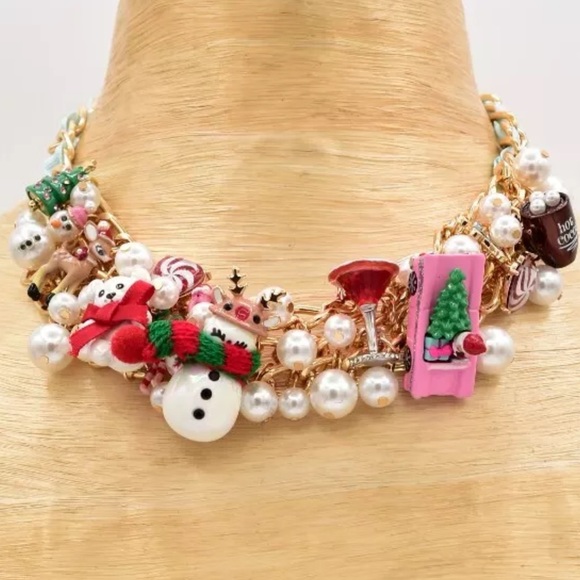 Betsey Johnson Christmas Holiday
Baubles Bib Necklace NWT - Picture 2 of 5